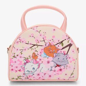 Loungefly Disney Aristocats Crossbody Cherry Blossom Marie Toulouse Berlioz Bag